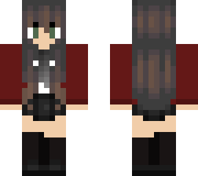 brown hair high school girl