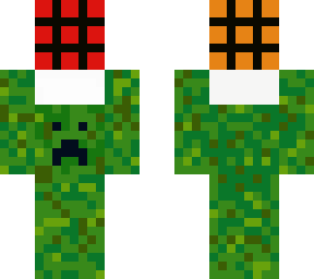 creeper holding rubiks cube