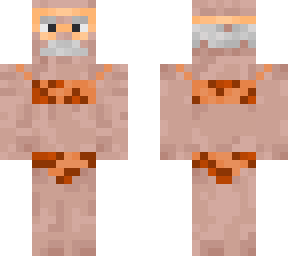 old man in bikini