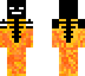 wither with flame particles