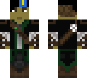 air force forest knight with beret