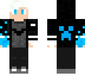 blue hand boy