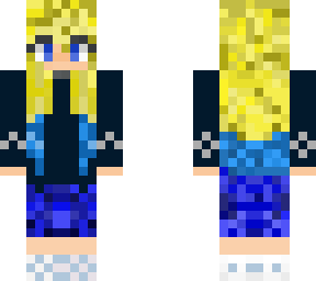 blue tips and blue eyes skin