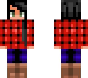 clad in plaid
