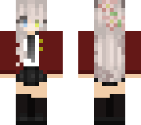crimson's school uniform