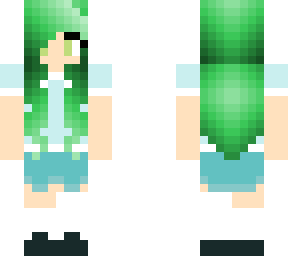 green and blue girl (read desc)