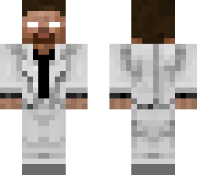 herobrine with white jacket