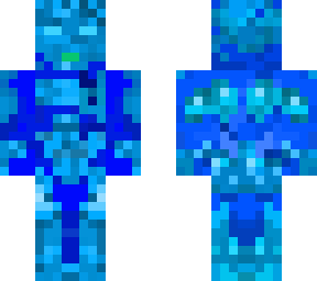 human torch - blue flames