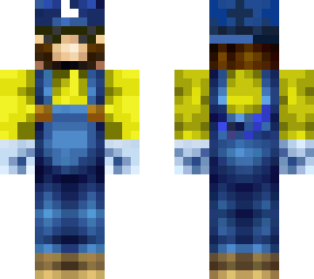 luigi smbmtspp with glasses