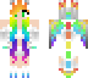 rainbow dragon girl