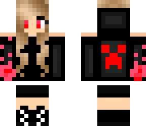 red hand girl