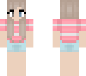 summer stripes - pink and white