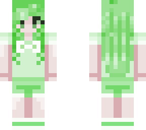 a little green