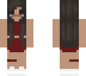 aria's red dress