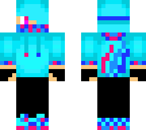 cool blue hoodie boy