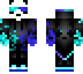 cool blue panda