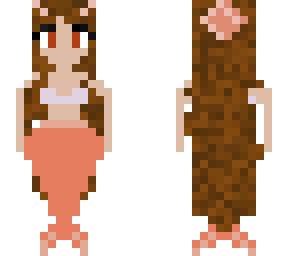 coral mermaid