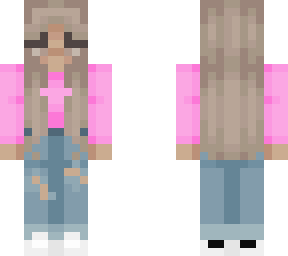 kaneeey pink crop top with ripped jeans and adidas trainers