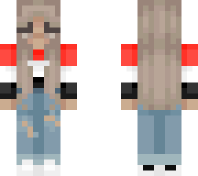 kaneeey red white black crop top with ripped jeans and adidas trainers
