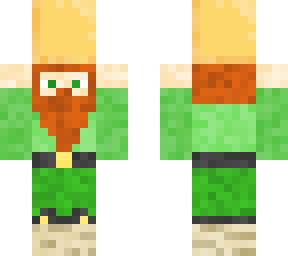 leprechaun with gold block