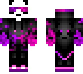 panda purple pink