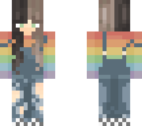rainbow & overalls