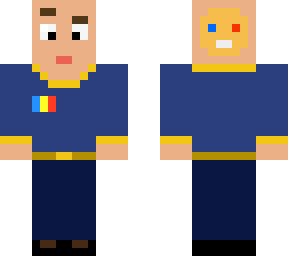 simple royale blue skin