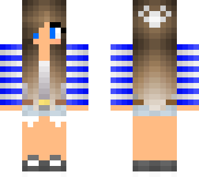 striped blue