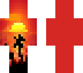 sunset pixelart