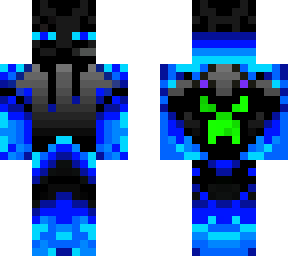 blue glow slenderman