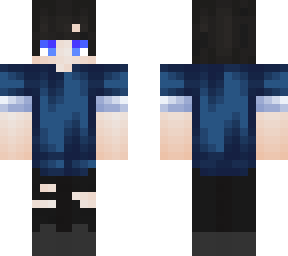 blue shirt boy