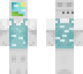 computer girl  first skin!