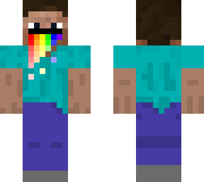puking steve (rainbow)
