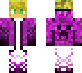 purple creeper hoodie (main skin)