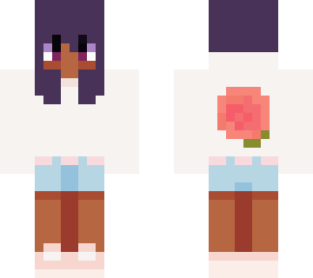 rose hoodie girl