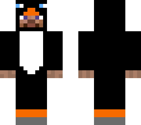 steve in a penguin costume