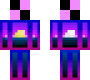 vaporwave sun and moon