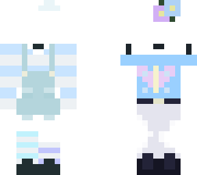 + blue skies and butterflies + adoptable outfits