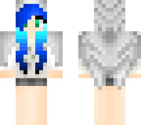 blue girl