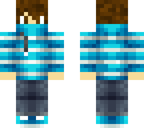 blue hoodie boy