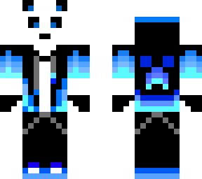 cool blue panda