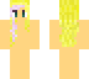 Lavender Blonde Hair Girl Base | Minecraft Skin