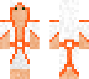 orange/white robe man