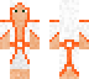orange/white robe man
