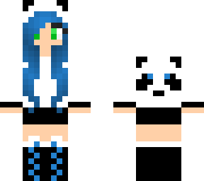 panda bluegreen