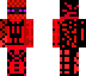 purple eyed enderman