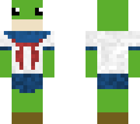 school girl frog