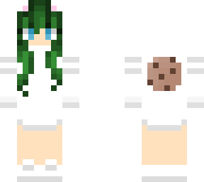 sea green bunny girl