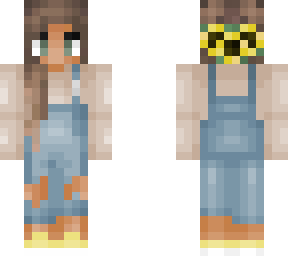 sunflower tumblr girl- bananaburger request