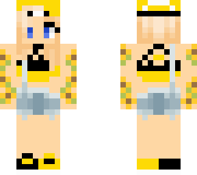 yellow blonde girl